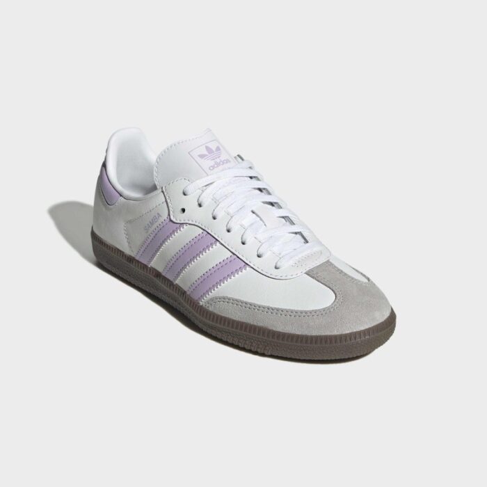 ⁦Adidas Womens' Samba OG Shoes - White⁩ - الصورة ⁦6⁩