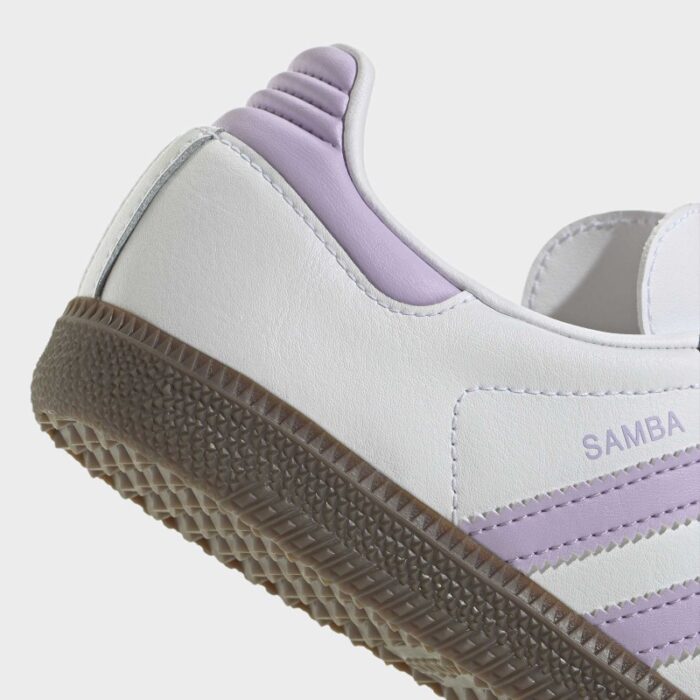 ⁦Adidas Womens' Samba OG Shoes - White⁩ - الصورة ⁦9⁩