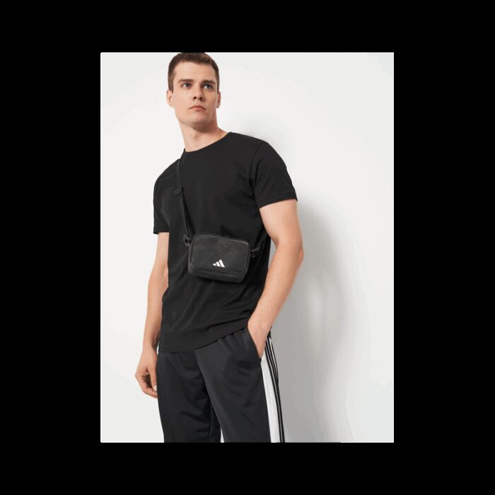 ⁦Adidas Unisex' Monogram Essentials Shoulder Bag- Black⁩ - الصورة ⁦7⁩