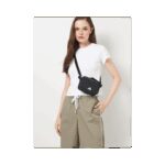 ⁦Adidas Unisex' Monogram Essentials Shoulder Bag- Black⁩ - الصورة ⁦8⁩