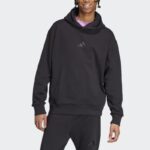 ⁦Adidas Mens' ALL SZN French Terry Hoodie - Black⁩ - الصورة ⁦4⁩