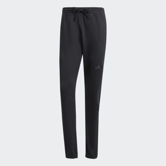 ⁦Adidas Mens' ALL SZN French Terry Regular Tapered Pants - Black⁩ - الصورة ⁦2⁩
