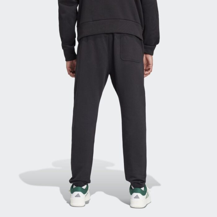 ⁦Adidas Mens' ALL SZN French Terry Regular Tapered Pants - Black⁩ - الصورة ⁦4⁩
