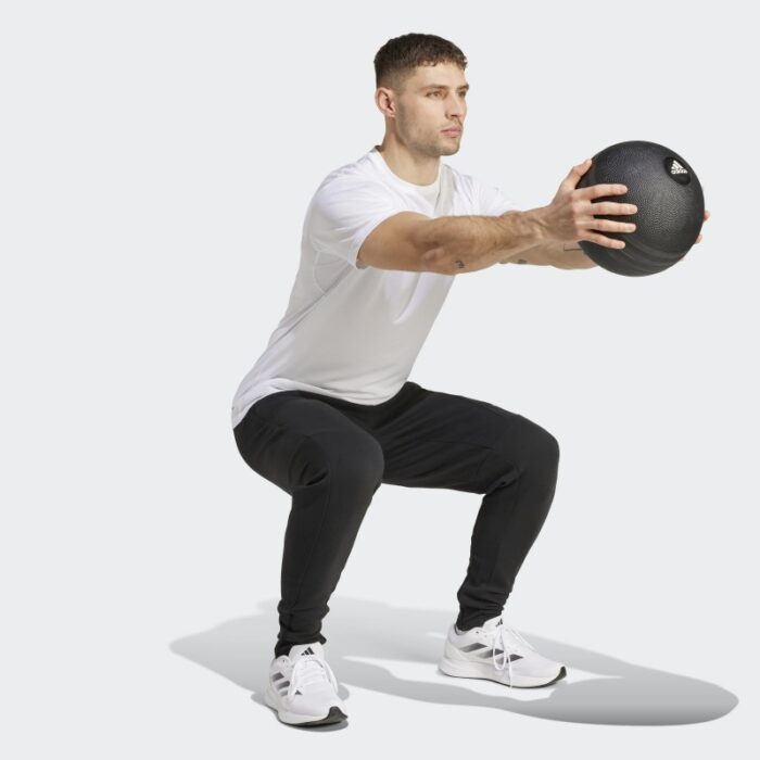 ⁦Adidas Mens' Designed for Training Spaceknit Pants - Black⁩ - الصورة ⁦5⁩