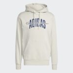 Adidas Mens' Collegiate Script Graphic Sweatshirt - Beige