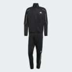 ⁦Adidas Mens' Sportswear 3-Stripes Track Suit - Black⁩ - الصورة ⁦2⁩