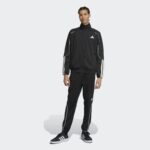 ⁦Adidas Mens' Sportswear 3-Stripes Track Suit - Black⁩ - الصورة ⁦4⁩