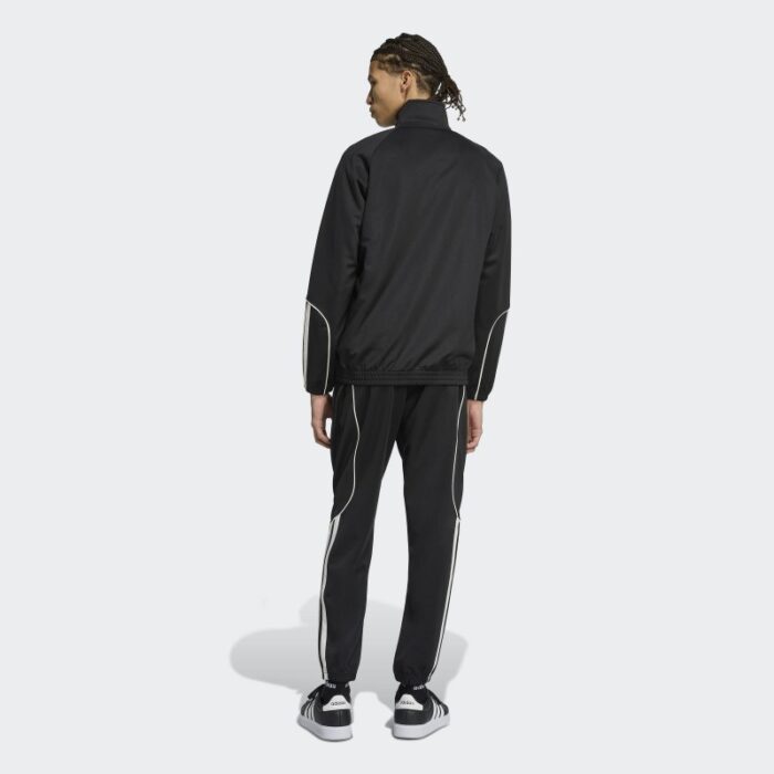 ⁦Adidas Mens' Sportswear 3-Stripes Track Suit - Black⁩ - الصورة ⁦5⁩