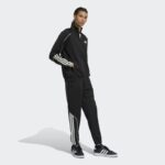⁦Adidas Mens' Sportswear 3-Stripes Track Suit - Black⁩ - الصورة ⁦6⁩