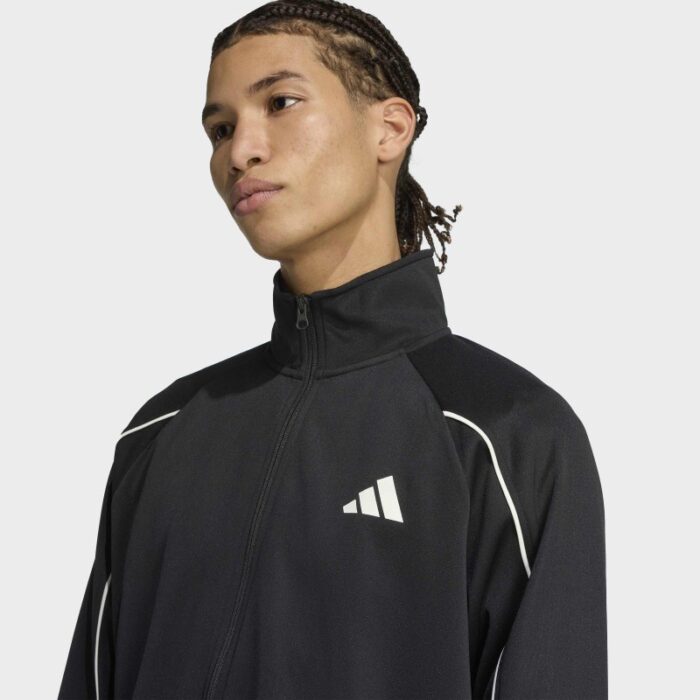⁦Adidas Mens' Sportswear 3-Stripes Track Suit - Black⁩ - الصورة ⁦7⁩