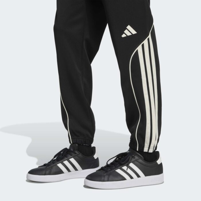 ⁦Adidas Mens' Sportswear 3-Stripes Track Suit - Black⁩ - الصورة ⁦8⁩