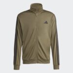 Adidas Mens' Sportswear 3-Stripes Basic Track Suit - Green