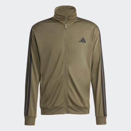 Adidas Mens' Sportswear 3-Stripes Basic Track Suit - Green