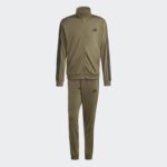 ⁦Adidas Mens' Sportswear 3-Stripes Basic Track Suit - Green⁩ - الصورة ⁦2⁩