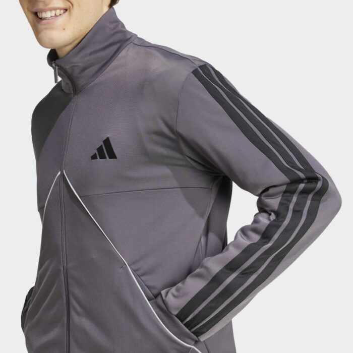 ⁦Adidas Mens' Sportswear Tricot Tiro Inspired Track Suit - Grey⁩ - الصورة ⁦7⁩