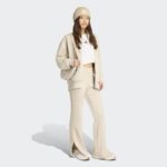 ⁦Adidas Womens' Soft Lux Flared Pants - Beige⁩ - الصورة ⁦4⁩