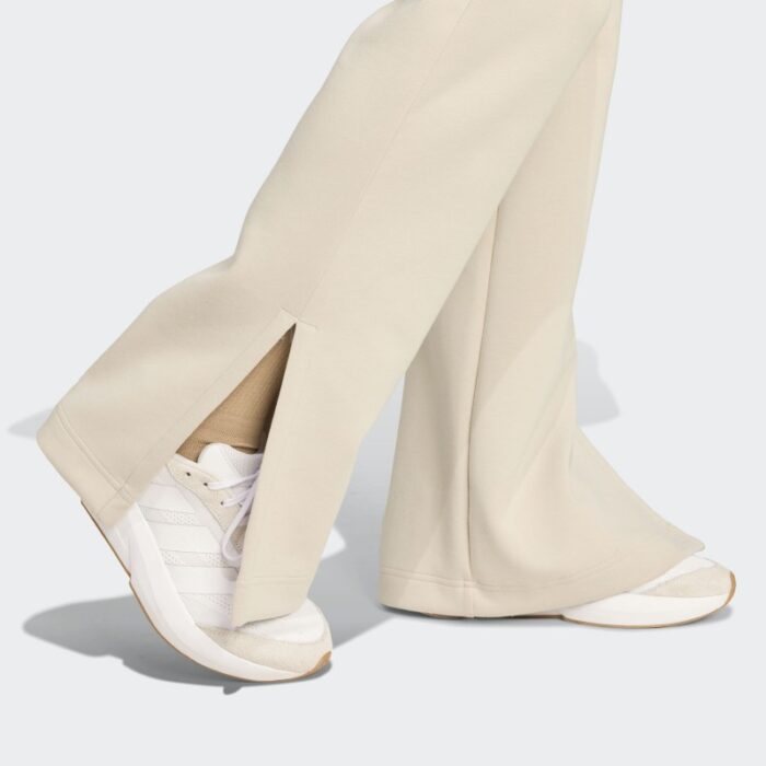 ⁦Adidas Womens' Soft Lux Flared Pants - Beige⁩ - الصورة ⁦6⁩