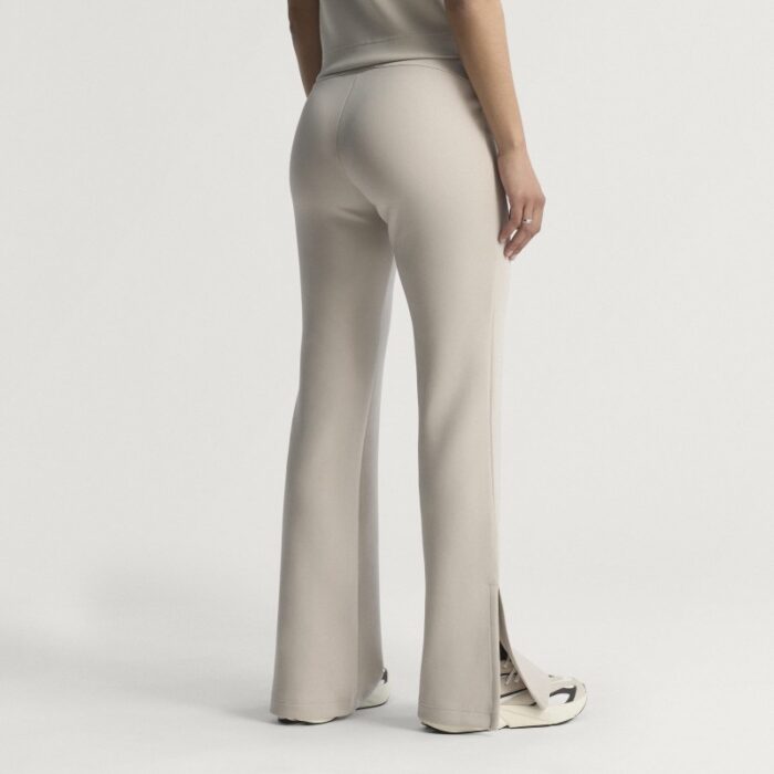 ⁦Adidas Womens' Soft Lux Flared Pants - Beige⁩ - الصورة ⁦9⁩