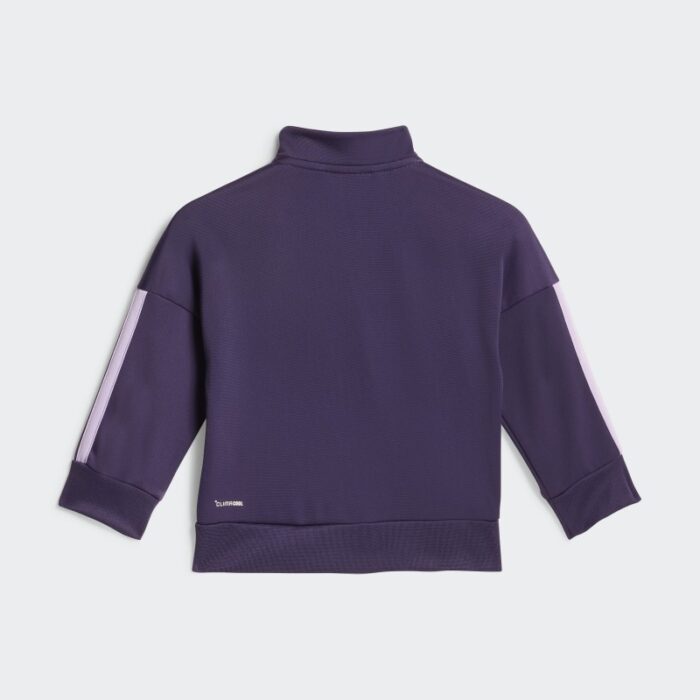 ⁦Adidas Kids' Essentials CLIMACOOL Track Suit - Purple⁩ - الصورة ⁦4⁩