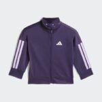 ⁦Adidas Kids' Essentials CLIMACOOL Track Suit - Purple⁩ - الصورة ⁦5⁩