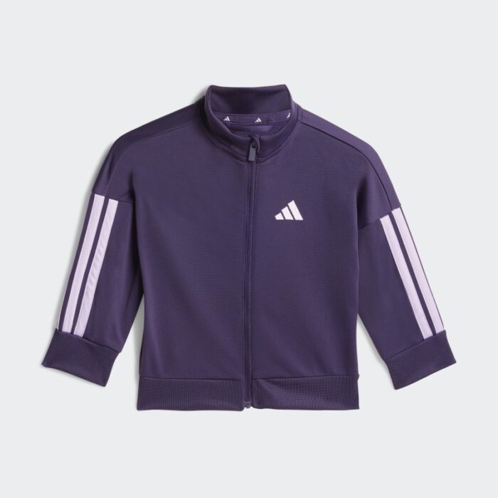 ⁦Adidas Kids' Essentials CLIMACOOL Track Suit - Purple⁩ - الصورة ⁦5⁩