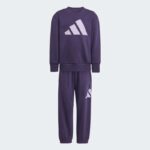 ⁦Adidas Kids' Essentials Joggers Set - Purple⁩ - الصورة ⁦2⁩