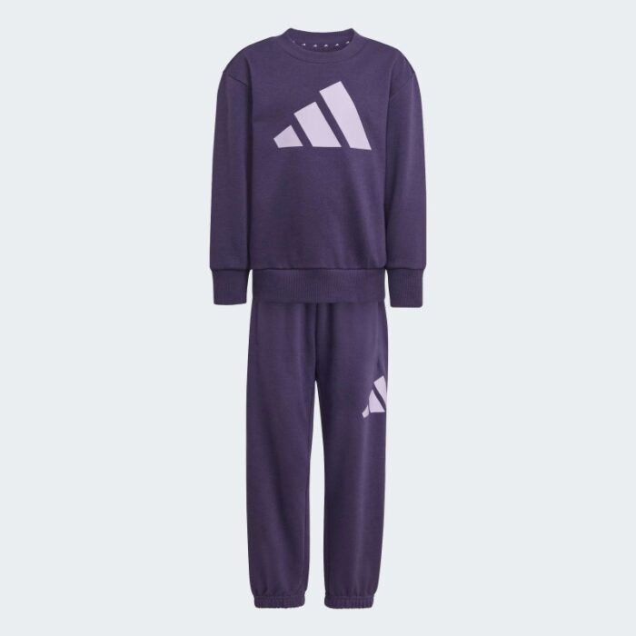 ⁦Adidas Kids' Essentials Joggers Set - Purple⁩ - الصورة ⁦2⁩