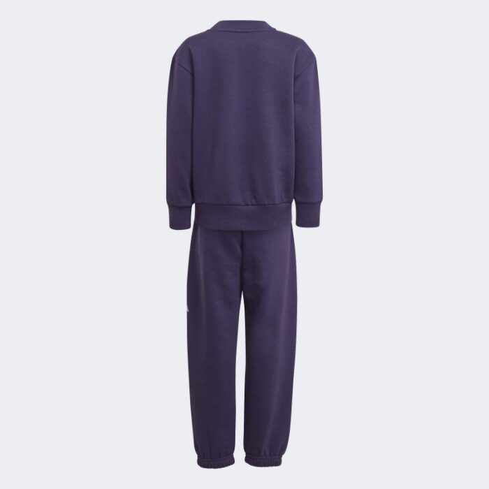 ⁦Adidas Kids' Essentials Joggers Set - Purple⁩ - الصورة ⁦3⁩
