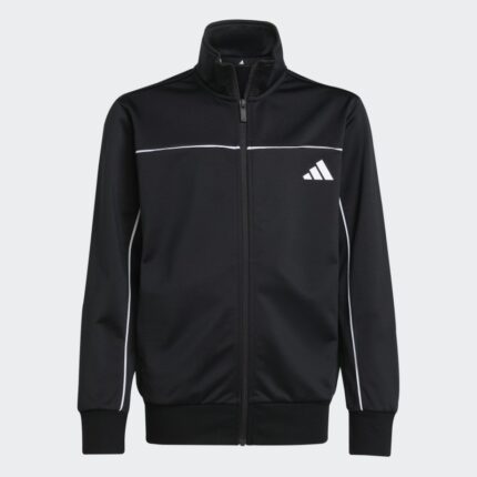 Adidas Kids' Unisex Tricot Colour Pop Track Suit - Black