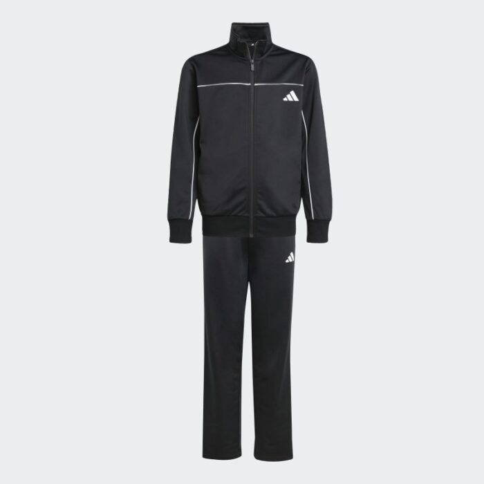 ⁦Adidas Kids' Unisex Tricot Colour Pop Track Suit - Black⁩ - الصورة ⁦2⁩