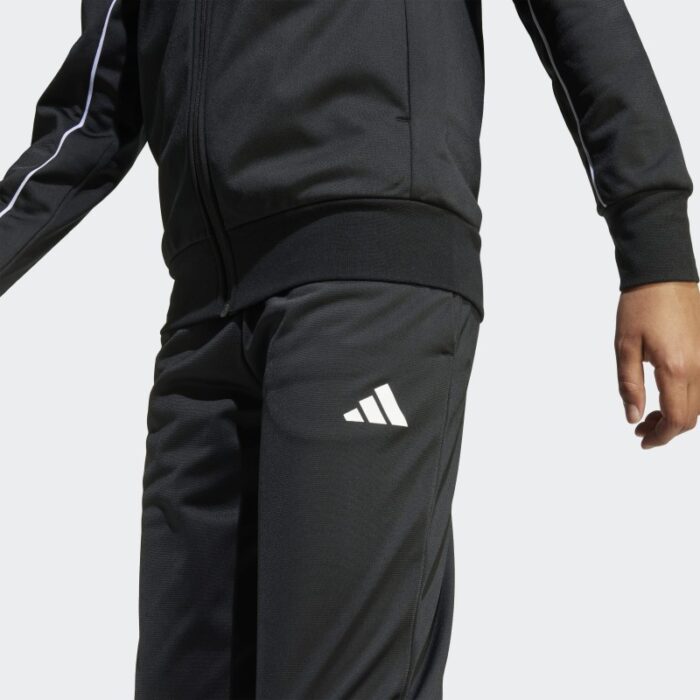 ⁦Adidas Kids' Unisex Tricot Colour Pop Track Suit - Black⁩ - الصورة ⁦8⁩