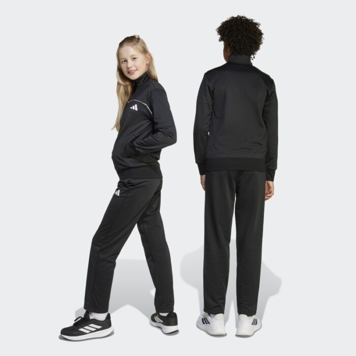 ⁦Adidas Kids' Unisex Tricot Colour Pop Track Suit - Black⁩ - الصورة ⁦9⁩