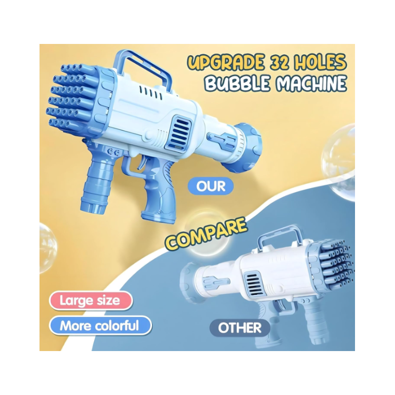 ⁦آلة مسدس فقاعات للأطفال لون أزرق⁩ - الصورة ⁦1⁩