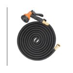 Magic Garden Hose خرطوم حديقة سحري مرن باللون الأسود طول 12 متر