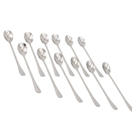 معالق صغيرة بيد طويلة 12 قطعة