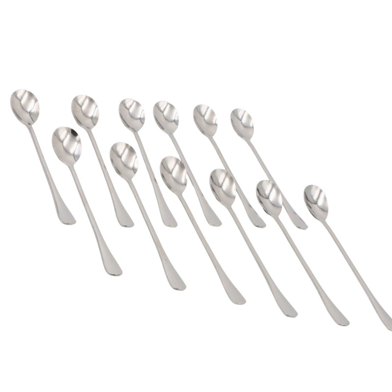 ⁦معالق صغيرة بيد طويلة 12 قطعة⁩ - الصورة ⁦1⁩