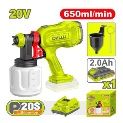 DYLLU Cordless spray gun 20V 650ml/min