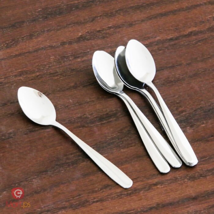 ⁦طقم معالق صغار 6 قطع ثقيلة⁩ - الصورة ⁦2⁩