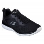 حذاء سكيتشرز باونتيفول - كويك باث للنساء لون أسود وأبيض - Skechers Women's Bountiful - Quick Path Shoes