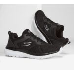 ⁦حذاء سكيتشرز باونتيفول - كويك باث للنساء لون أسود وأبيض - Skechers Women's Bountiful - Quick Path Shoes⁩ - الصورة ⁦2⁩