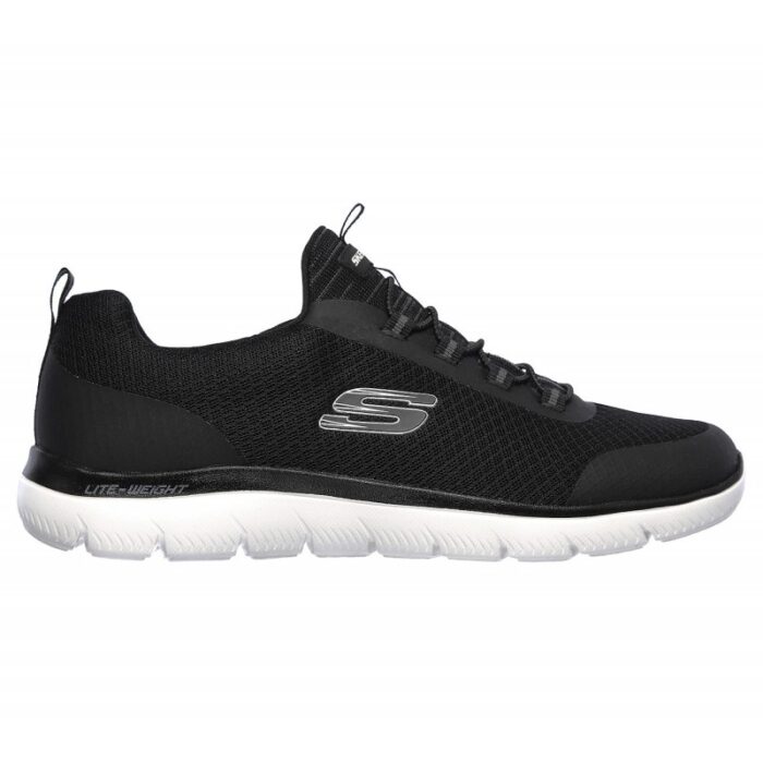 ⁦حذاء سكيتشرز سميتس- ريبينسكي للرجال لون أسود ونعل ابيض- Skechers Men's Summits-Repinski Shoes‏‏‏⁩ - الصورة ⁦6⁩