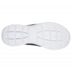 ⁦Skechers Women's Summits Shoes حذاء سكيتشرز سوميتس للنساء لون أسود ونعل أبيض⁩ - الصورة ⁦4⁩