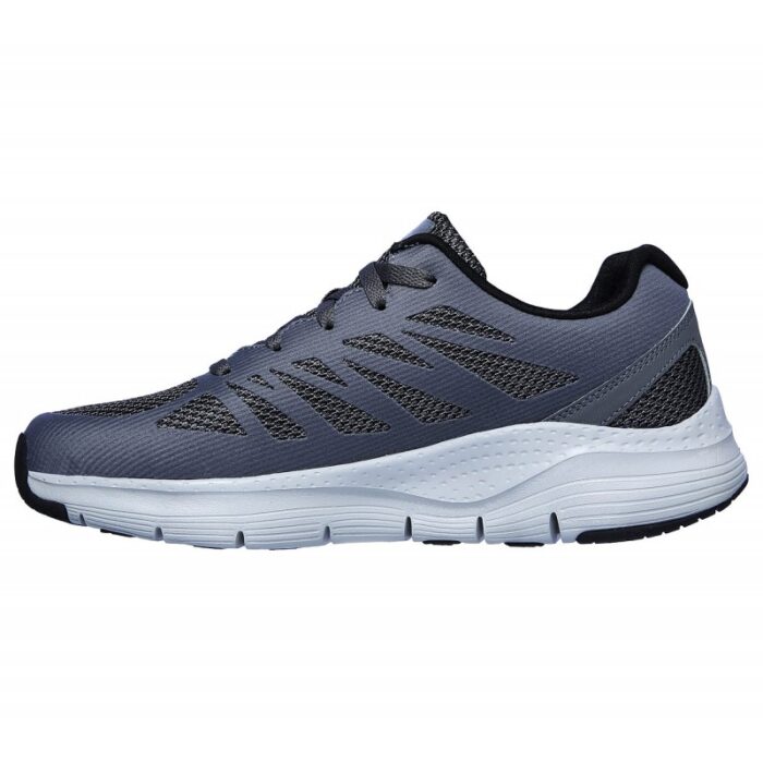 ⁦حذاء سكيتشرز ارتش فيت – تشارج باك للرجال لون رمادي- Skechers Men's Arch Fit - Charge Back Shoes⁩ - الصورة ⁦5⁩