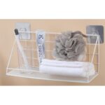 رف بهارات/ديكور لون أبيض