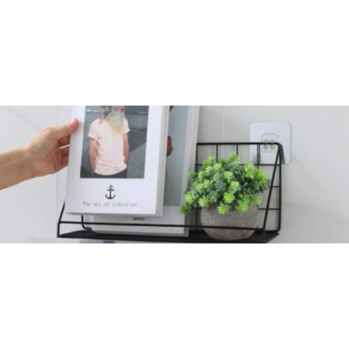 ⁦رف ديكور تعليق أسود⁩ - الصورة ⁦3⁩