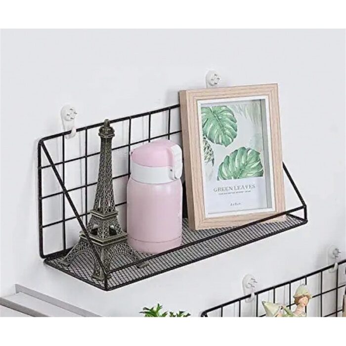 ⁦رف ديكور تعليق أسود⁩ - الصورة ⁦4⁩