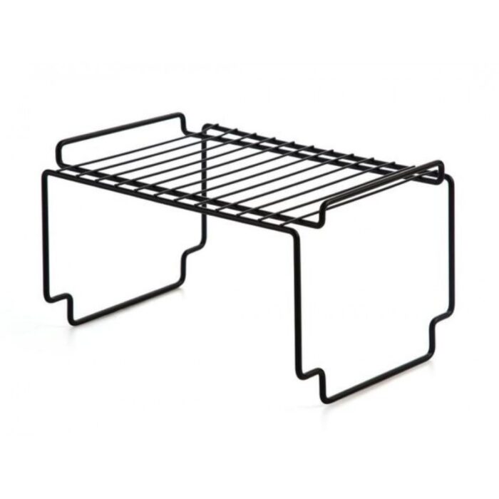 ⁦رف معدن أسود لاستغلال المساحات⁩ - الصورة ⁦2⁩