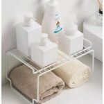 ⁦رف معدن أسود لاستغلال المساحات⁩ - الصورة ⁦3⁩