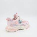 ⁦بوت رياضي بناتي للأطفال لون زهري وأبيض⁩ - الصورة ⁦4⁩