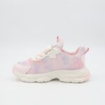 ⁦بوت رياضي بناتي للأطفال لون زهري وأبيض⁩ - الصورة ⁦5⁩